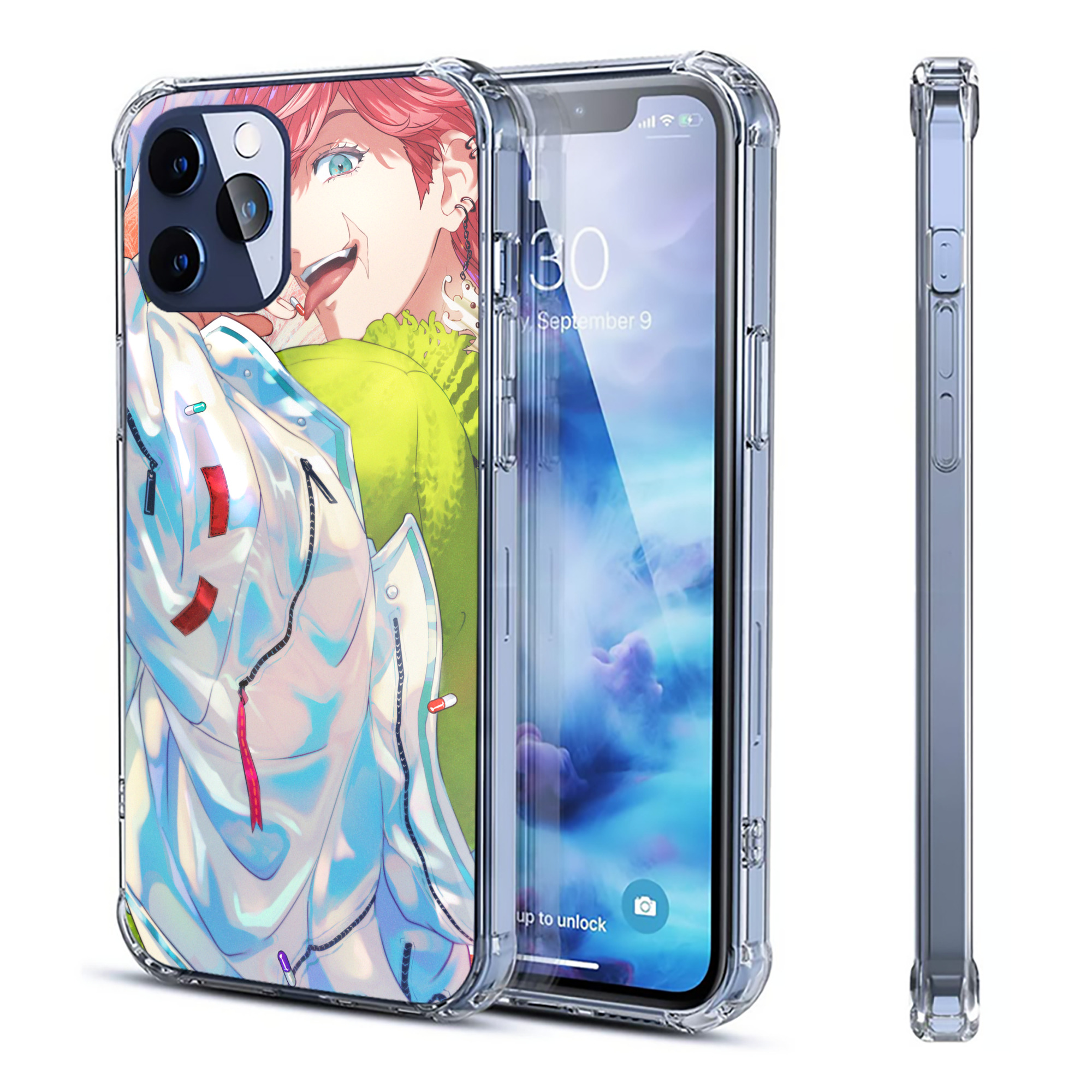 （画像用） 東京リベンジャーズ Tokyo Revengers 【iPhone 12シリーズ対応】透明スマホケース（クリアソフトケース）